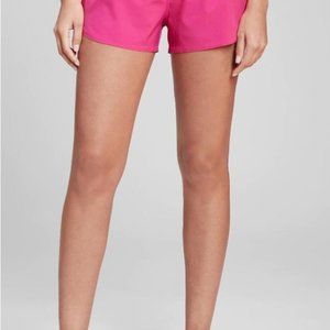 Womens GapFit GAP Fit 3" Sprint Shorts Runaround Short M Lined HOT PINK